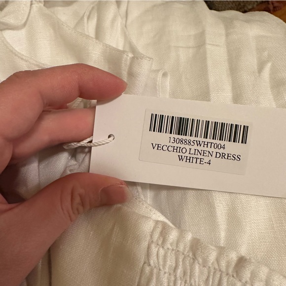 NWT Reformation Vecchio Linen Dress Size 4 - Picture 6 of 7